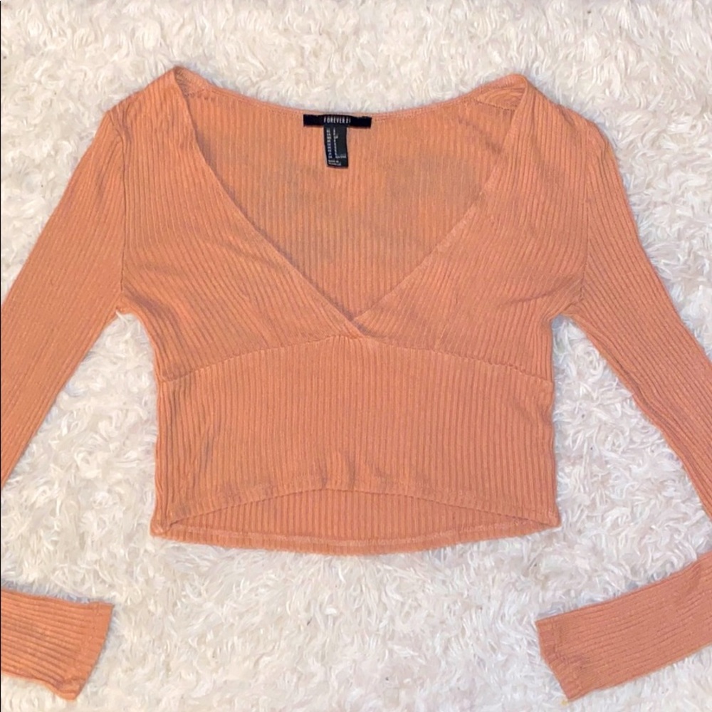 Long Sleeve Crop Top
